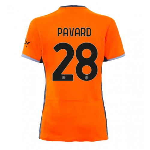 Dres Inter Milan Benjamin Pavard #28 Rezervni za Žensko 2023-24 Kratak Rukav